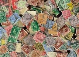 Great Britain KILOWARE Pre-QII Lazybag OFF PAPER 250g (8½oz) Ca. 2.750 Stamps GB - Lots & Kiloware (min. 1000 Stück)