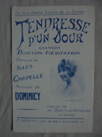 Ancien - Partition Tendresse D'un Jour Chanson Boston Hésitation - Song Books