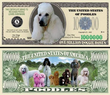 !!! USA - FANTASY NOTE -  POODLE  DOG , 2006 - UNC / SERIES  WOOF - Andere & Zonder Classificatie