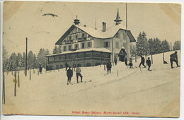 CPA Suisse - Mont Soleil S/ ST IMIER - Hôtel Beau Séjour  Skieurs Hôtel 1908 - Saint-Imier 