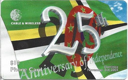 DOMINICA - 25 ANNIVERSARY OF INDEPENDENCE - Dominica