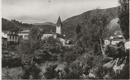 ST ETIENNE DE BAIGORRY - B-P- CARTE PHOTO VUE GENERALE -ANNEE 1950-60 - Saint Etienne De Baigorry