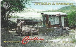 ANTIGUA & BARBUDA - TRADITIONAL CHARCOAL BURNING - 97CATC - Antigua En Barbuda