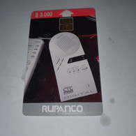 Chile-(cl-ctc-021)-rupanco3-(129)-($3.000)-(?)-(9/96)-(50.000)-used Card+1card Prepiad Free - Chile