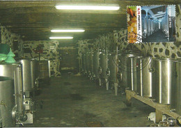 Carte Maximum - Portugal - Açores - Vinho Do Pico - Vin - Wine - Adega Cubas Inox - Wine Lodge - Cave à Vin Cuves Vats - Tarjetas – Máximo