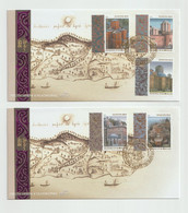 Greece 2012 - Mount Athos Katholika Of The Holy Monasteries (II) FDC Set - Briefe U. Dokumente