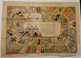 BENJAMIN RABIER - RARE JEU DE L'OIE - 1904 - ILLUSTRE Par Benjamin RABIER Pour LA PHOSPHATINE FALIERES (39 X 55 Cm). - Rabier, B.