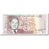 Billet, Mauritius, 25 Rupees, KM:49a, NEUF - Mauritanië