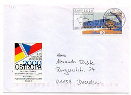 Allemagne -- 1999 -- Lettre De BAYREUTH Pour DRESDE ---tp N° 1806  Seul Sur Lettre Illustrée - Covers & Documents