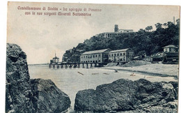 CASTELLAMARE DI STABIA - LA SPIAGGIA DI POZZANO  - BOLLO MARCIA SU ROMA - VG 1932 FP - 01291 - Castellammare Di Stabia