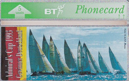 UK - Sailing/Admiral"s Cup 1993 Gewinner Deutschland(BTO057), CN : 309G, Tirage 5000, 09/93, Mint - BT Overseas Issues