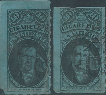 Stati Uniti D'america,United States,U.S.A,Series Of 1883 Revenue Internal Stamps Tax CIGARETTES-10c,Very Used ! - Revenues