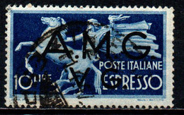 ITALIA - AMGVG - 1948 - ESPRESSO 10 LIRE - USATO - Afgestempeld