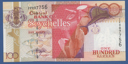 SEYCHELLES - P.40a – 100 RUPEES nd (2001 -2008) - AUNC - REPLACEMENT ZZ007756 RARA - Seychelles