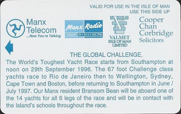 Isle Of Man - GPT, Global Challenge Yacht Race, Demo Without Chip & CN, 1996, Unused - Man (Eiland)