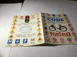 Offert Mémento Vélo Solex De La Route Pour Cyclistes Et Cyclomotoriste - Auto's