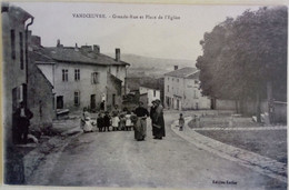 54 / Vandoeuvre  (Meurthe Et Moselle) Grande Rue Et Place De L'Eglise - Vandoeuvre Les Nancy