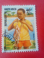HAUTE-VOLTA - REP. DE HAUTE VOLTA - Timbre 1983 : Ressources Halieutiques - Pêche à La Ligne - Upper Volta (1958-1984)