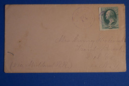L2 ETATS UNIS BELLE LETTRE  1890 WISCONSIN POUR NEW YORK + AFFRANCH INTERESSANT - Lettres & Documents