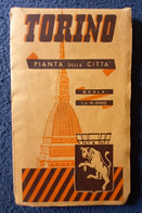 02398 "TORINO, PIANTA DELLA CITTA', STAMPATA A COLORI SU CARTA COLOR AVANA CHIARO, IN 28 FACCIATE+12 DI TESTO.......".." - Europa