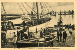 Douarnenez * Arrivage D'un Bateau Langoustier * Pêche Pêcheurs - Douarnenez