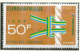 GABUN 1968, 5 Jahre Europäisch-Afrikanische Wirtschaftsorganisation EUROPAFRIQUE - Gabón (1960-...)