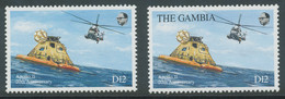 GAMBIA 1990 20th Anniversary First Manned Moon Landing 12 D MISSING COUNTRY NAME - Gambia (1965-...)
