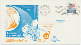 GERMANY / USA 1977 GERMAN U.S. SATELLITE PROJECT Postmark WALLOPS ISLAND, VA - Verenigde Staten