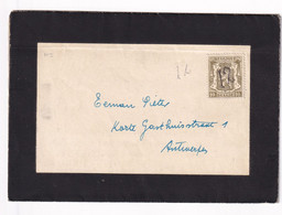 DDY 687 -- Collection THOUROUT - Faire-Part De Deuil Soldaat Bastiaenssens 24/05/1940 - TP Petit Sceau Annulé Chiffre 12 - Guerra 40 – 45 (Cartas & Documentos)
