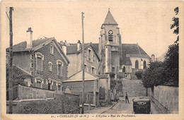 77-CHELLES- L'EGLISE , RUE DU PRESBYTERE - Chelles