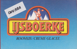 QSL Card Amateur Radio Funkkarte Icecream Ijsboerke Roomijs Crème Glacée Speiseeis Glace Gelato 1990 Rijkevorsel - Amateurfunk