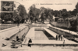Doué La Fontaine * Vue Générale De La Fontaine * Lavoir Laveuses - Doue La Fontaine