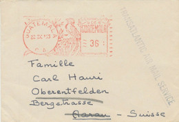 GUATEMALA 1953, 36 C Quetzal (Vogel) Meterpost Aus GUATEMALA Kab.-Damenbriefchen - Guatemala