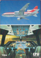 QSL Card Amateur Radio Station LTU International Airways Airline TriStar Lockheed Franz Lambertz Gran Canaria - Amateurfunk