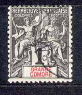 Komoren - Grande Comore 1897 - Michel Nr. 1 O - Used Stamps