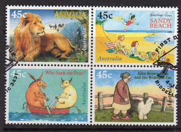 Australia 1996 Childrens Book Council Awards Block Of 4, Used, SG 1630/3 - Used Stamps