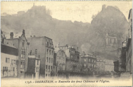 Cp OBERSTEIN - Ensemble Des Deux Châteaux Et L'Eglise N° 1798 - Idar Oberstein