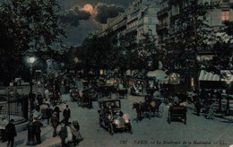 CPA - PARIS La Nuit - Boulevard De La Madeleine - Edition L.L. - Paris La Nuit
