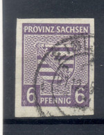 Saxe 1945 - Michel N. 69 X A - Série Courante (Y & T N. 4) (ii) - Usados
