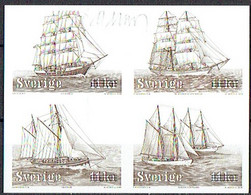 Martin Mörck. Sweden 2007. Sailing Ships. Blackprint.  Signed. - Probe- Und Nachdrucke