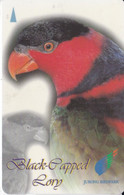 Delcampe - TARJETA DE SINGAPORE DE UN LORO (PARROT-BIRD-PAJARO) 104SIGF - Singapur