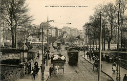 Brest * La Rue De Paris * Les Glacis * Tramway Tram * Attelage - Brest