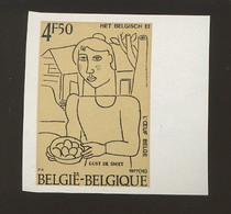 Eggs. Oeufs. Eeieren  IMPERFORATE Only 1000 Exist. Belgium  1977  With One Nr 907 On Reverse - Alimentation