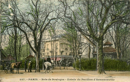 Paris * 16ème * Le Bois De Boulogne * Entrée Du Pavillon D'armenonville * Parc Jardin - Parchi, Giardini