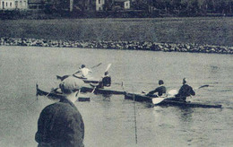 Rarität Rudern Kanu Auf Der Sieg Bei Siegburg Sw 19.1.1940 Nach Köln Sw - Aviron