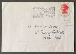 France N°2187 Sur Enveloppe, Premier Jour Du Tarif à 1fr60 Du 1/06/1982 - (B3791) - 1961-....