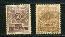 MAROC (RF) - T. TAXE -   N° Yt 32+52 Obli. - Timbres-taxe