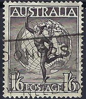 AUSTRALIE Poste Aérienne 1949: Le Y&T 7 Obl. - Usados