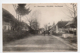 - CPA FULLEREN (68) - Rue Principale 1918 - Edition Chadourne 721 - - Autres & Non Classés