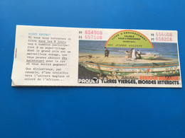 CROISIERE PAQUET✔️AFRIQUE MAGIQUE-lire...Permis Circulation Titre De Transport-Ticket Simple-☛Billet Embarquement Bâteau - Wereld